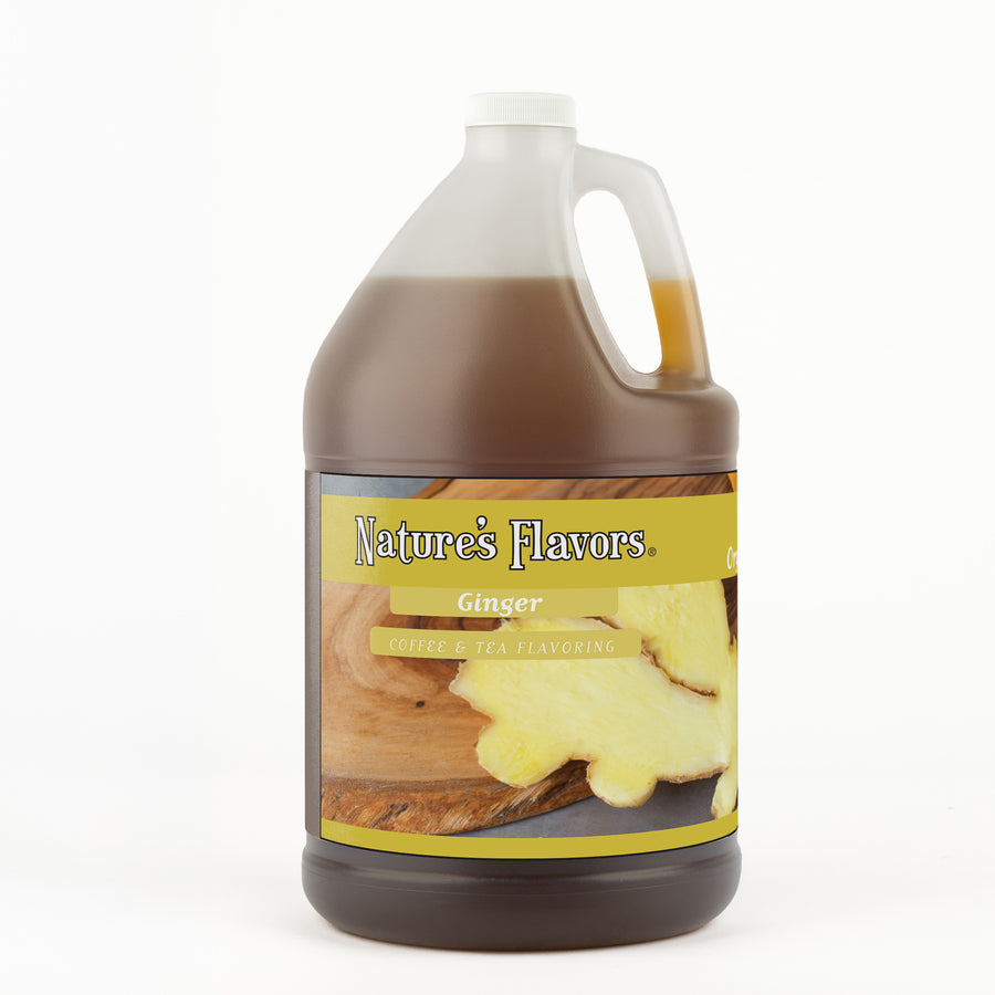 Organic Ginger Coffee and Tea Flavoring Without Diacetyl