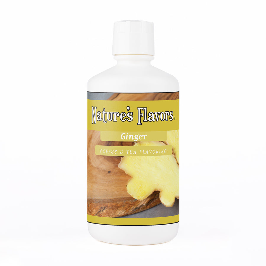Organic Ginger Coffee and Tea Flavoring Without Diacetyl