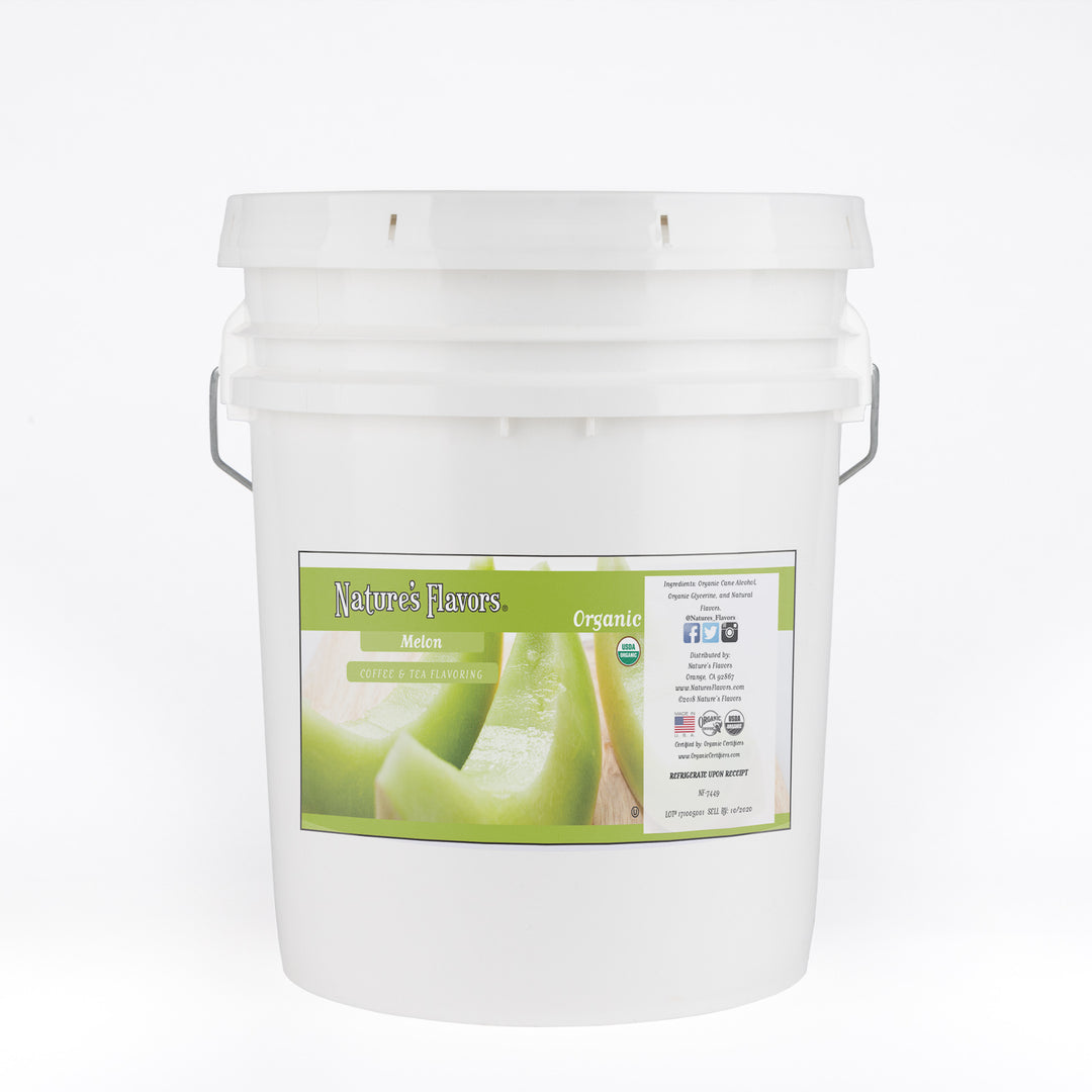 Organic Melon Coffee and Tea Flavor Without Diacetyl