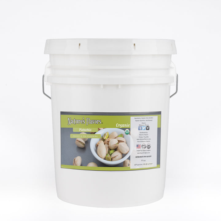 Organic Pistachio Coffee and Tea Flavor Without Diacetyl