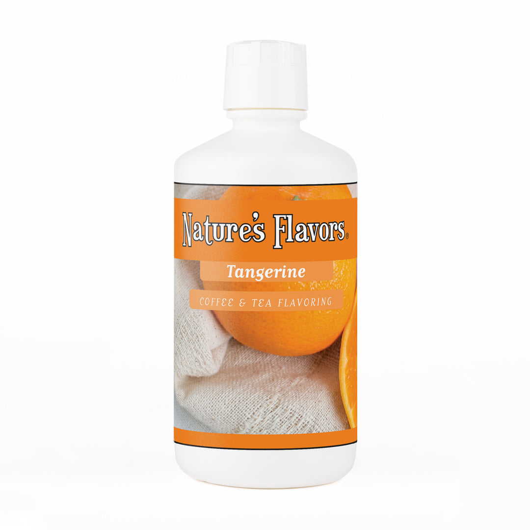 Organic Tangerine Coffee and Tea Flavor Without Diacetyl