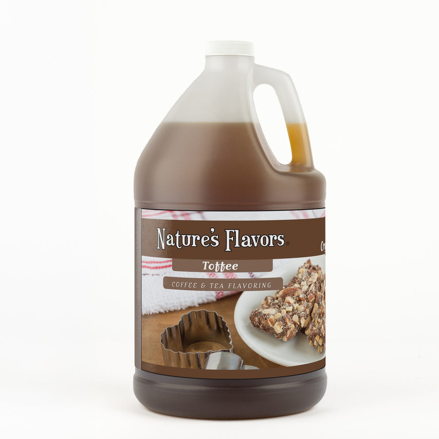 Organic Toffee Coffee and Tea Flavoring Without Diacetyl