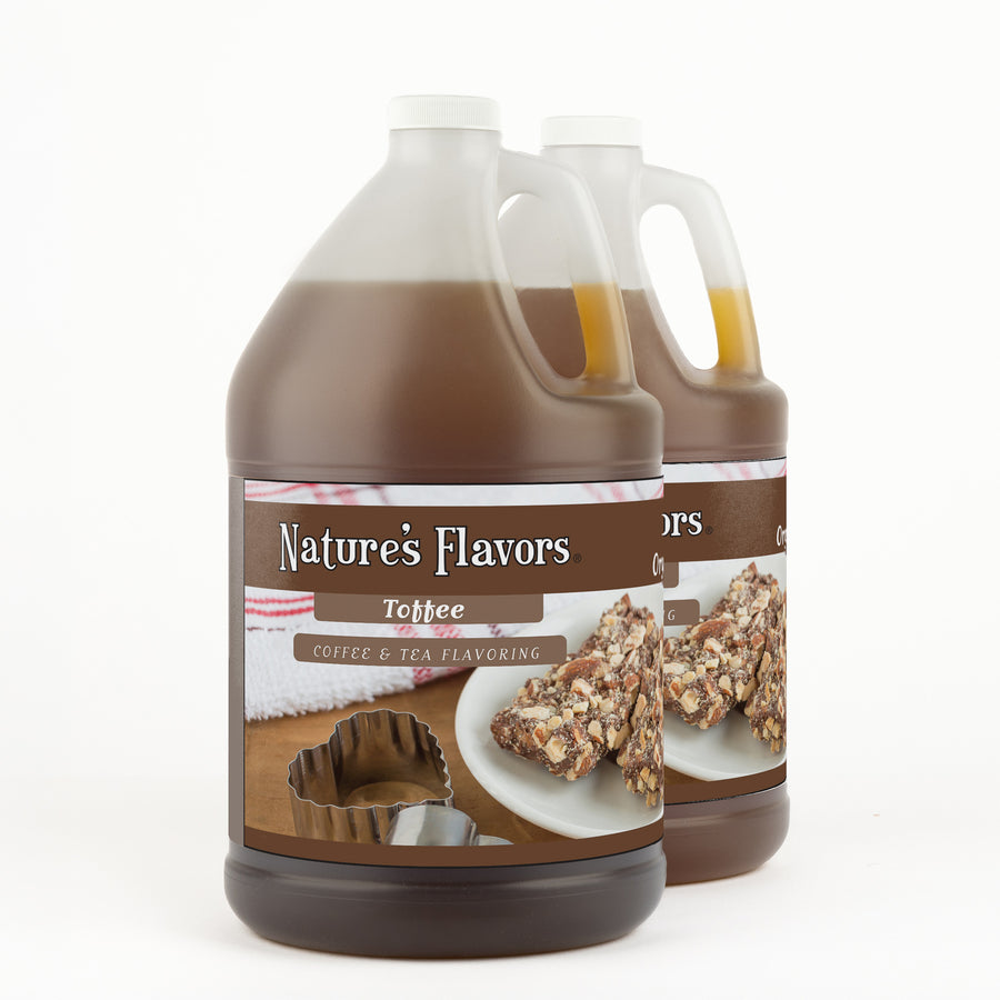 Organic Toffee Coffee and Tea Flavoring Without Diacetyl