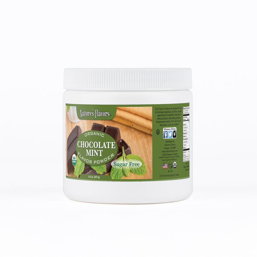 Chocolate Mint Flavor Powder (Sugar-Free), Organic