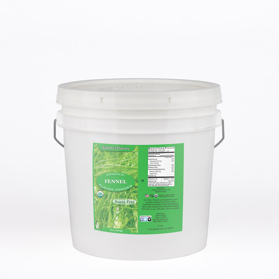Fennel Flavor Powder (Sugar-Free), Organic