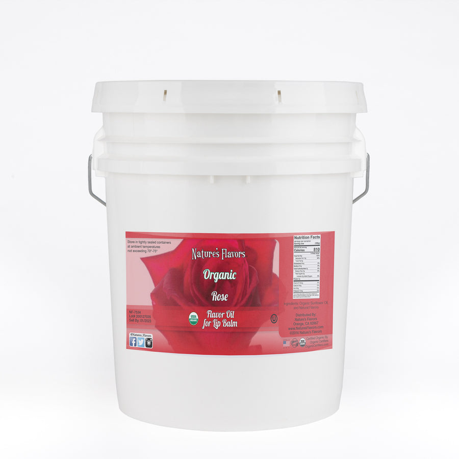 Organic Rose Flavor Oil for Lip Balm