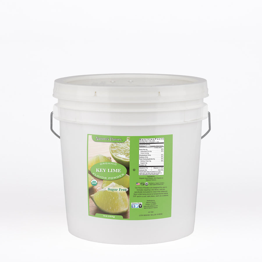 Key Lime Flavor Powder (Sugar-Free), Organic