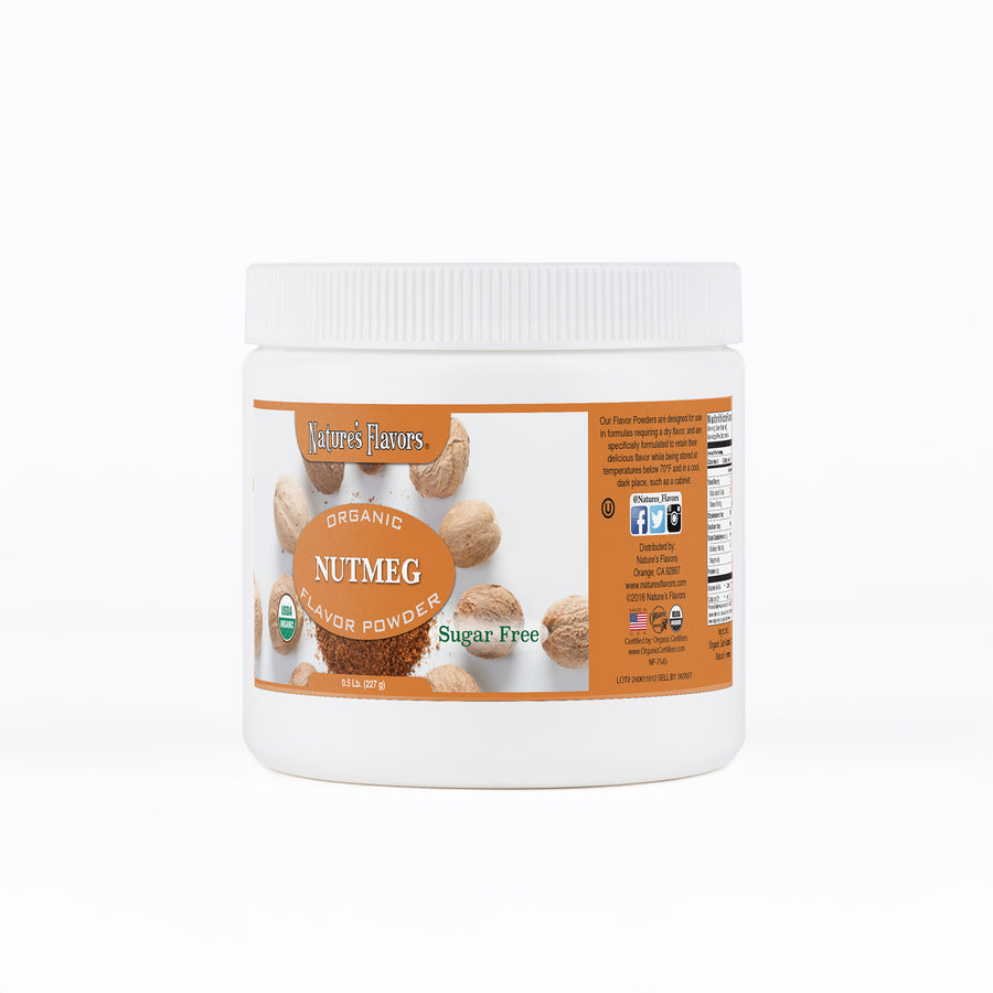 Nutmeg Flavor Powder (Sugar-Free), Organic
