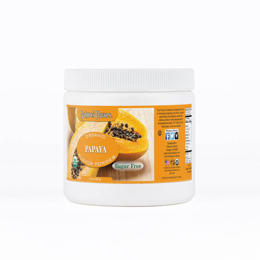 Papaya Flavor Powder (Sugar-Free), Organic