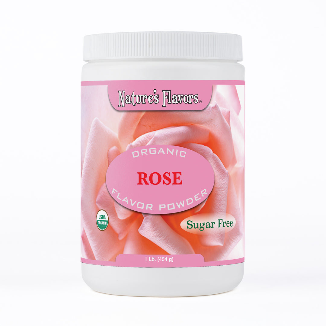 Organic Sugar Free Rose Flavor Powder – Nature's Flavors