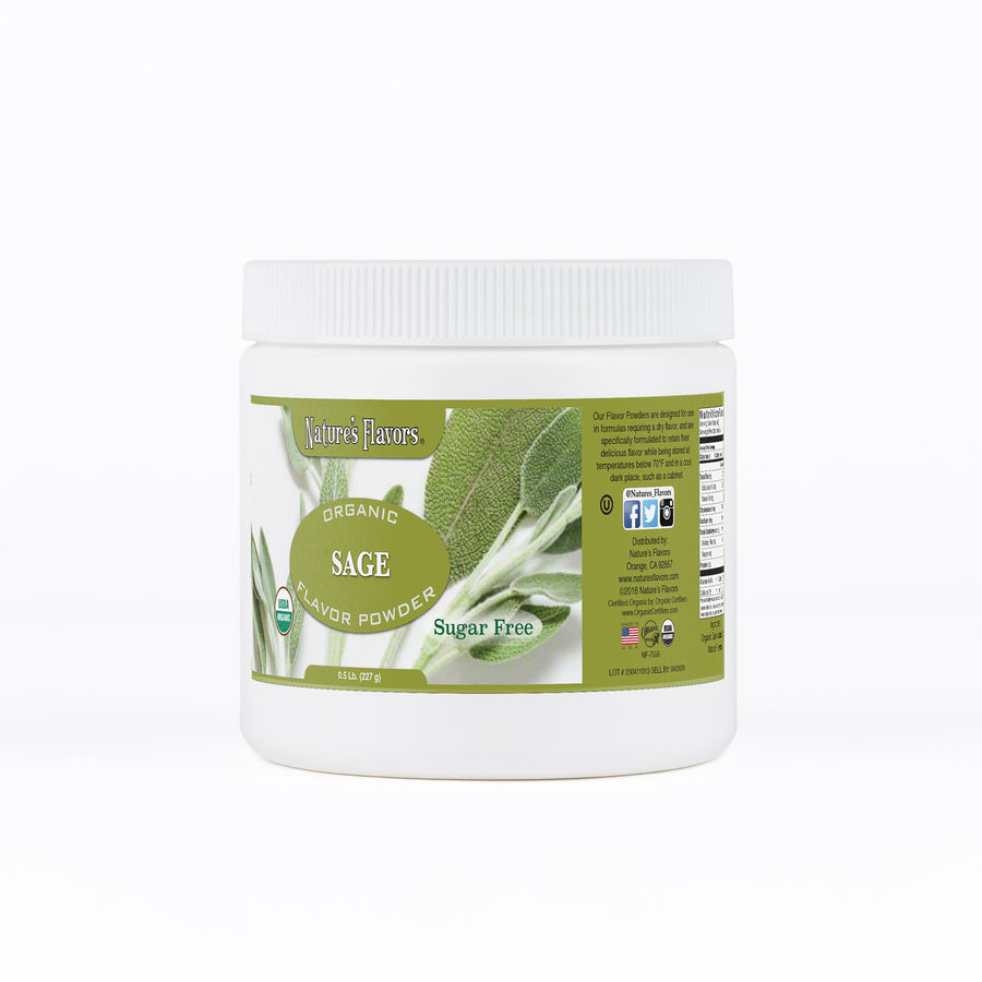 Sage Flavor Powder (Sugar-Free), Organic