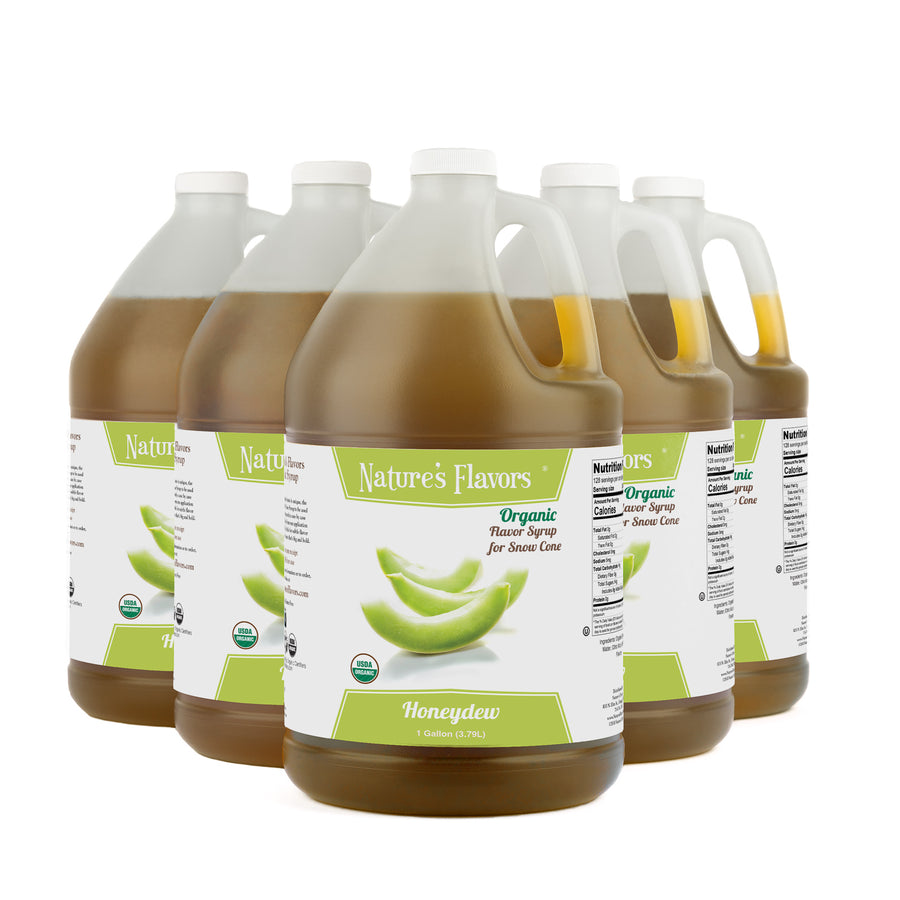 Honeydew Snow Cone Syrup, Organic