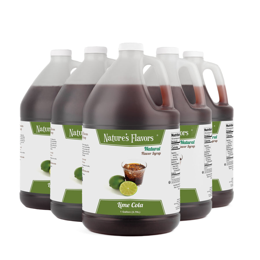 Lime Cola Syrup, Natural