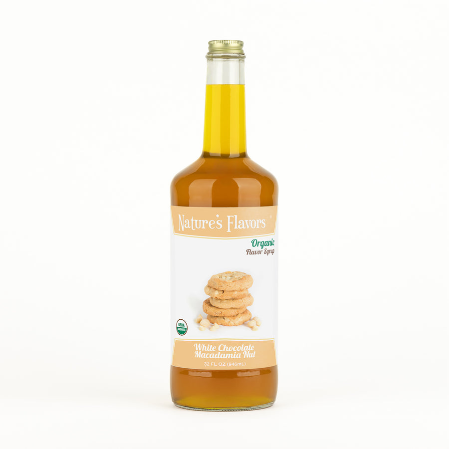 White Chocolate Macadamia Nut Syrup, Organic