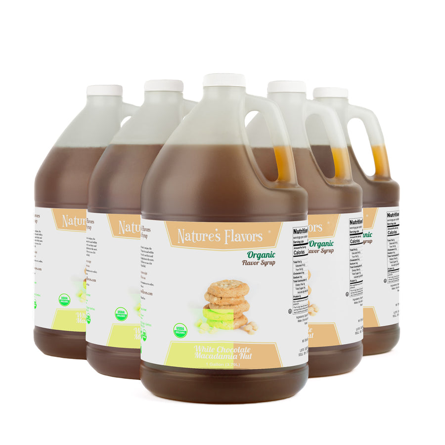 White Chocolate Macadamia Nut Syrup, Organic
