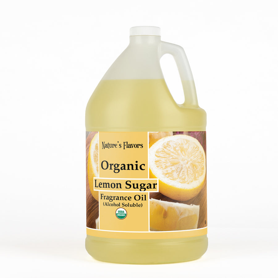 Lemon Sugar Fragrance Oil (Alcohol Soluble), Organic