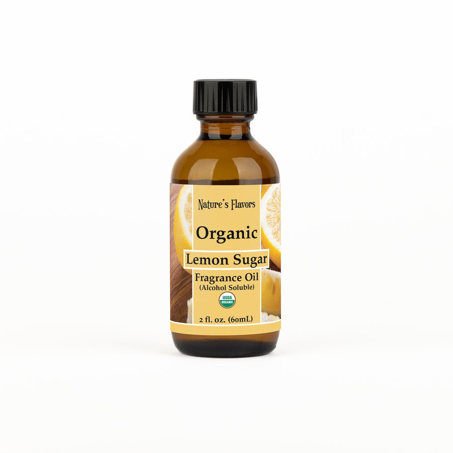Lemon Sugar Fragrance Oil (Alcohol Soluble), Organic