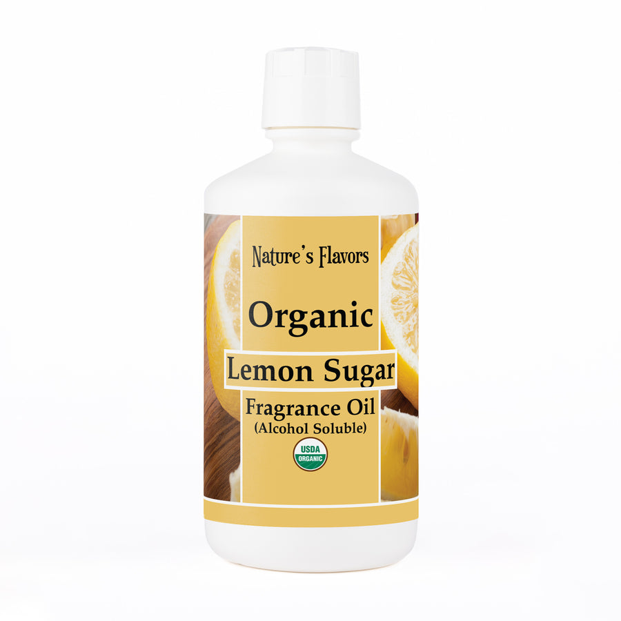 Lemon Sugar Fragrance Oil (Alcohol Soluble), Organic