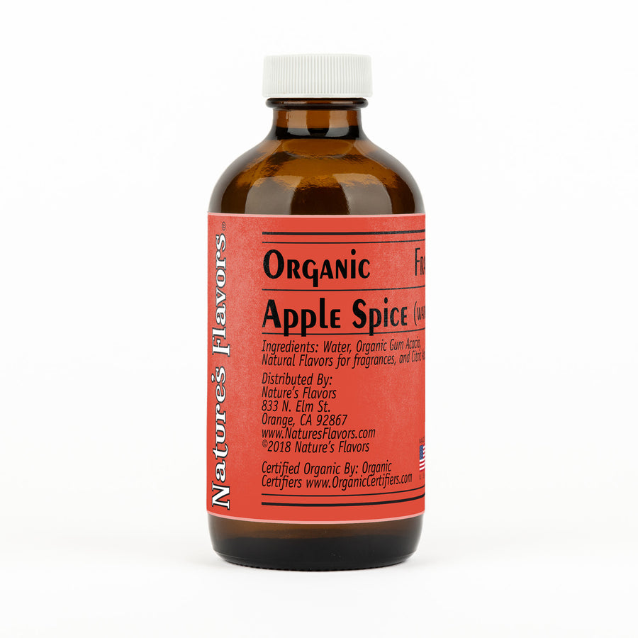 Organic Apple Spice Fragrance Emulsion with Floral Notes (Water Soluble)