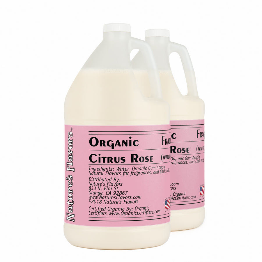 Organic Citrus Rose Fragrance Emulsion with Floral Notes (Water Soluble)