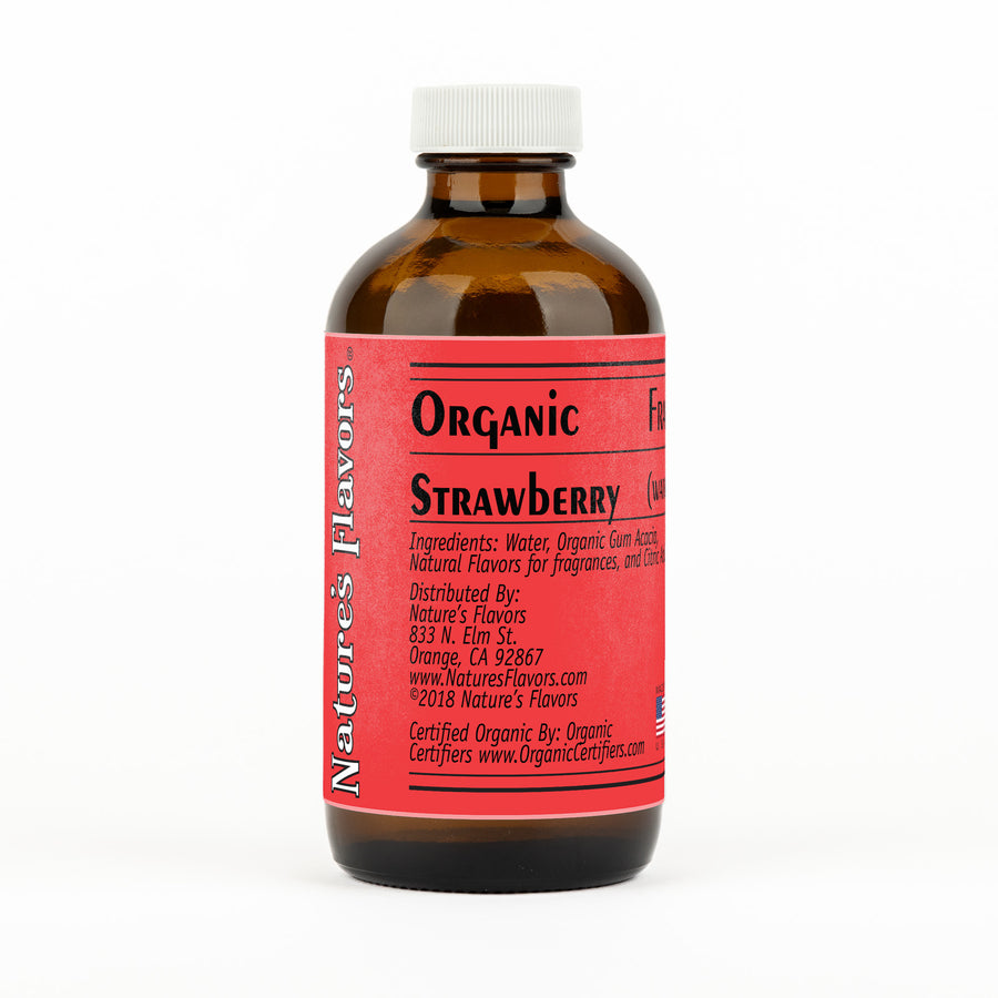 Organic Strawberry Fragrance Emulsion with Floral Notes (Water Soluble)