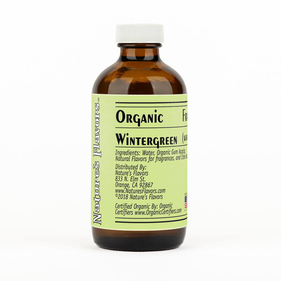 Organic Wintergreen Fragrance Emulsion with Floral Notes (Water Soluble)