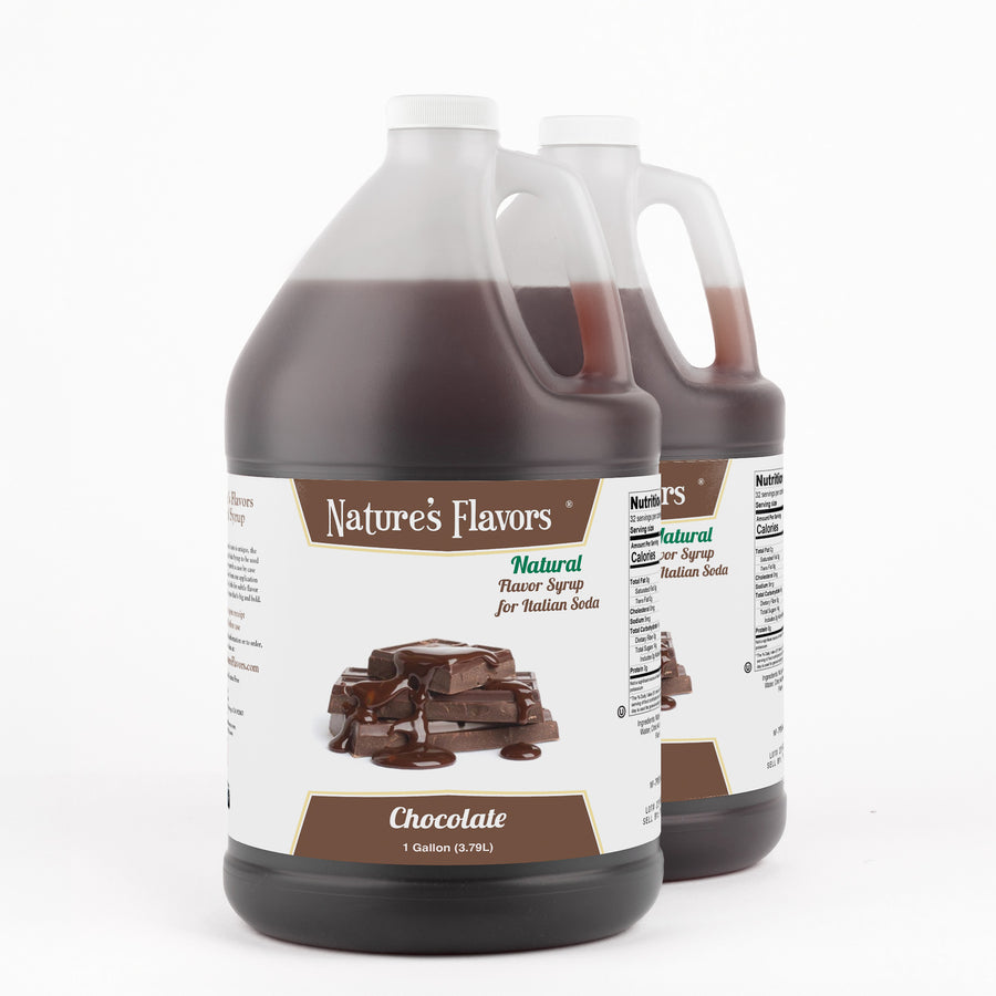 Chocolate Italian Soda Syrup, Natural