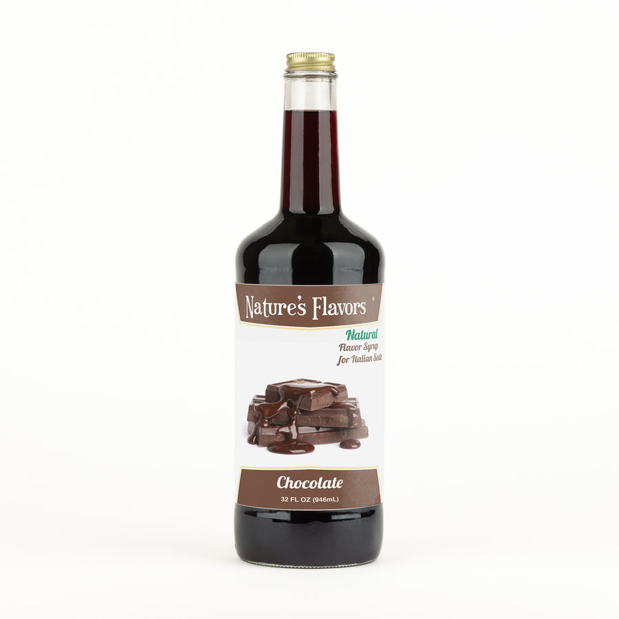 Chocolate Italian Soda Syrup, Natural