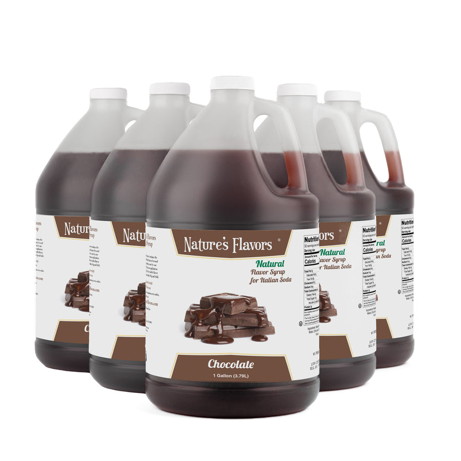 Chocolate Italian Soda Syrup, Natural