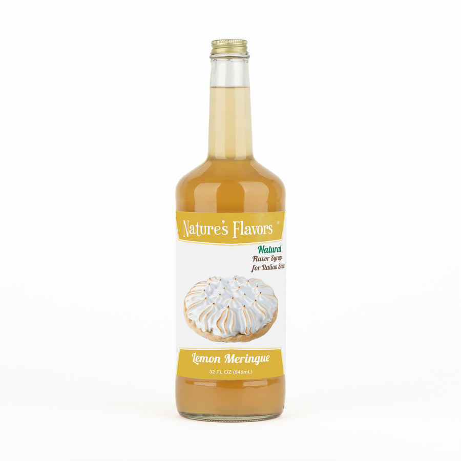 Lemon Meringue Italian Soda Syrup, Natural