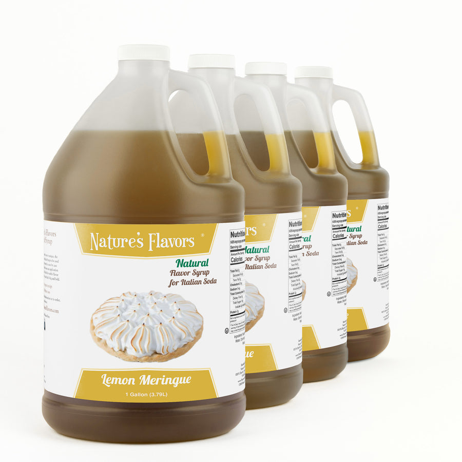 Lemon Meringue Italian Soda Syrup, Natural