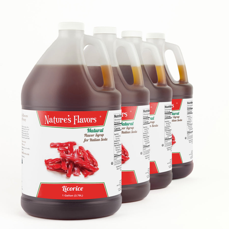 Licorice Italian Soda Syrup, Natural