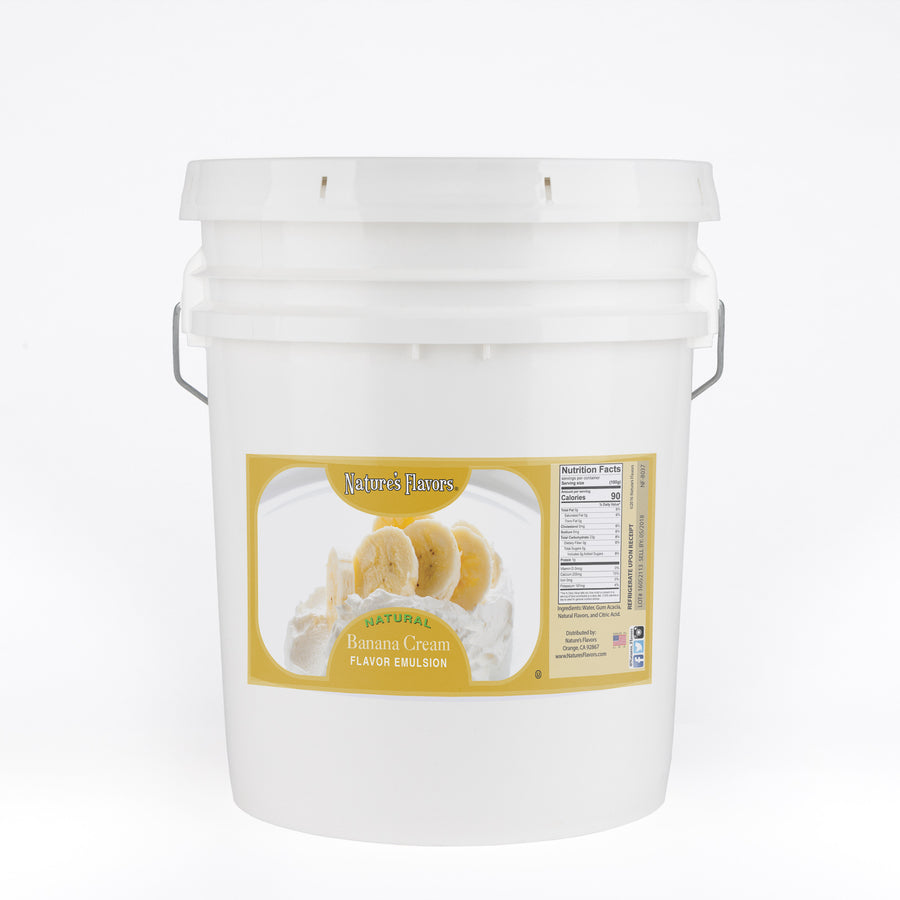 Banana Cream Flavor Emulsion for High Heat Applications
