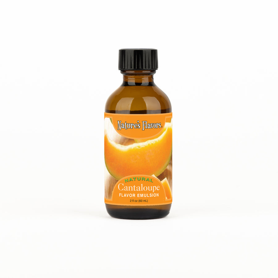 Cantaloupe Flavor Emulsion for High Heat Applications