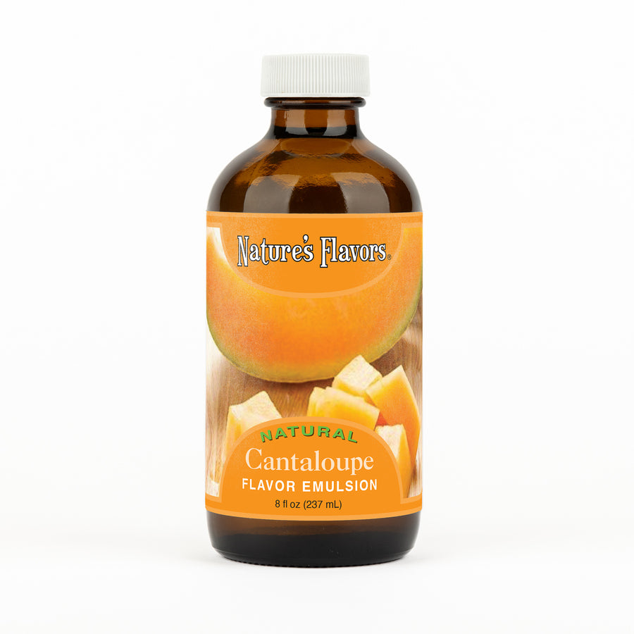 Cantaloupe Flavor Emulsion for High Heat Applications
