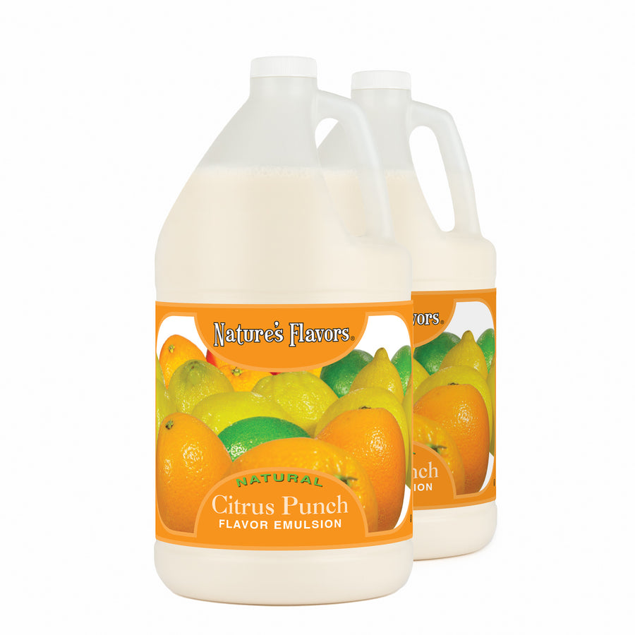 Citrus Punch Flavor Emulsion for High Heat Applications