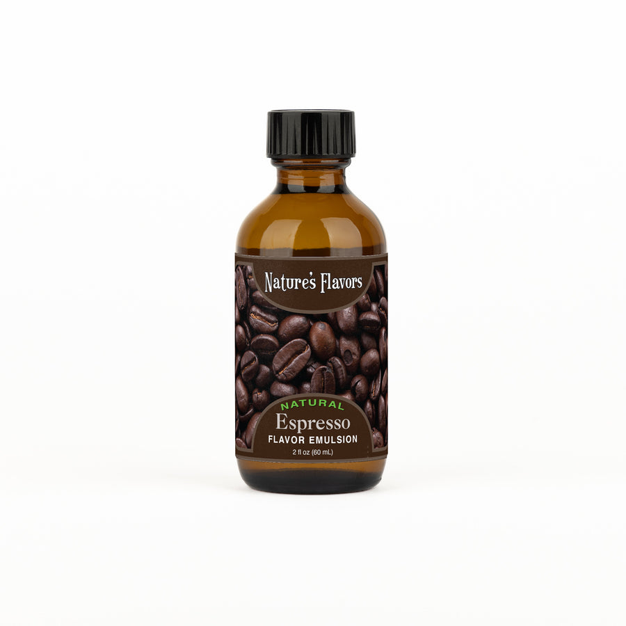 Espresso Flavor Emulsion for High Heat Applications