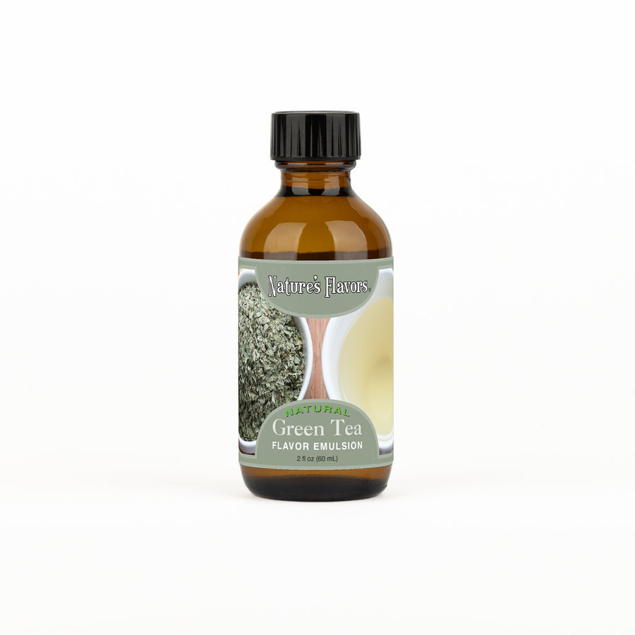 Green Tea Flavor Emulsion for High Heat Applications