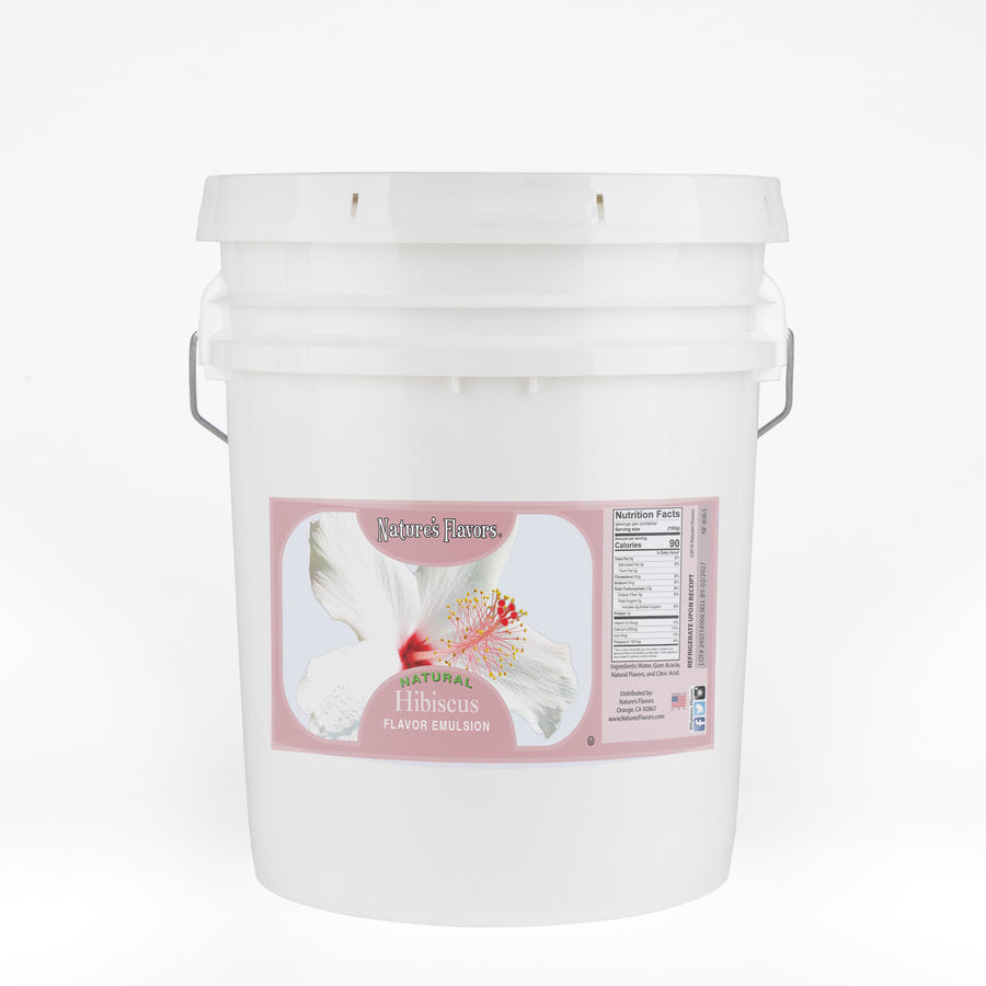 Hibiscus Flavor Emulsion for High Heat Applications