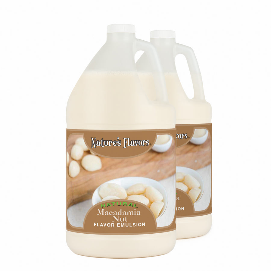 Macadamia Nut Flavor Emulsion for High Heat Applications