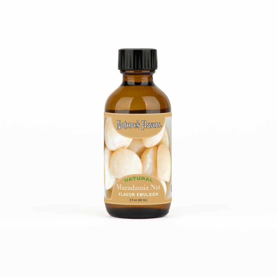 Macadamia Nut Flavor Emulsion for High Heat Applications