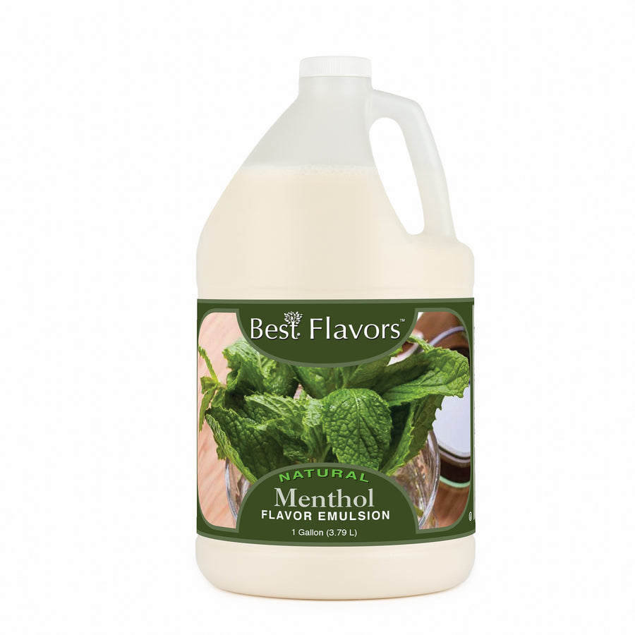 Menthol Flavor Emulsion for High Heat Applications