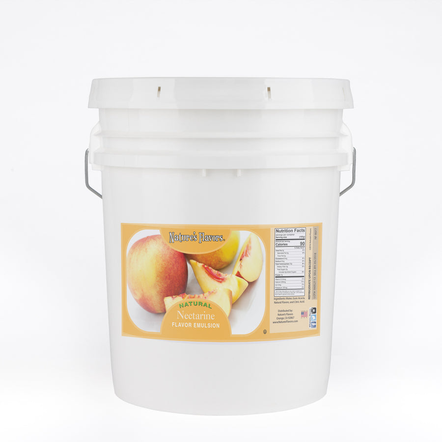 Nectarine Flavor Emulsion for High Heat Applications