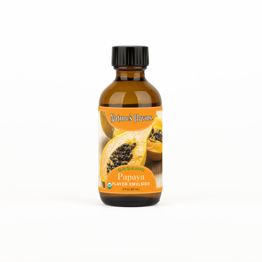 Papaya Flavor Emulsion for High Heat Applications, Organic