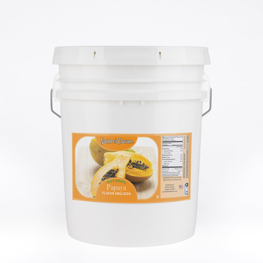 Papaya Flavor Emulsion for High Heat Applications