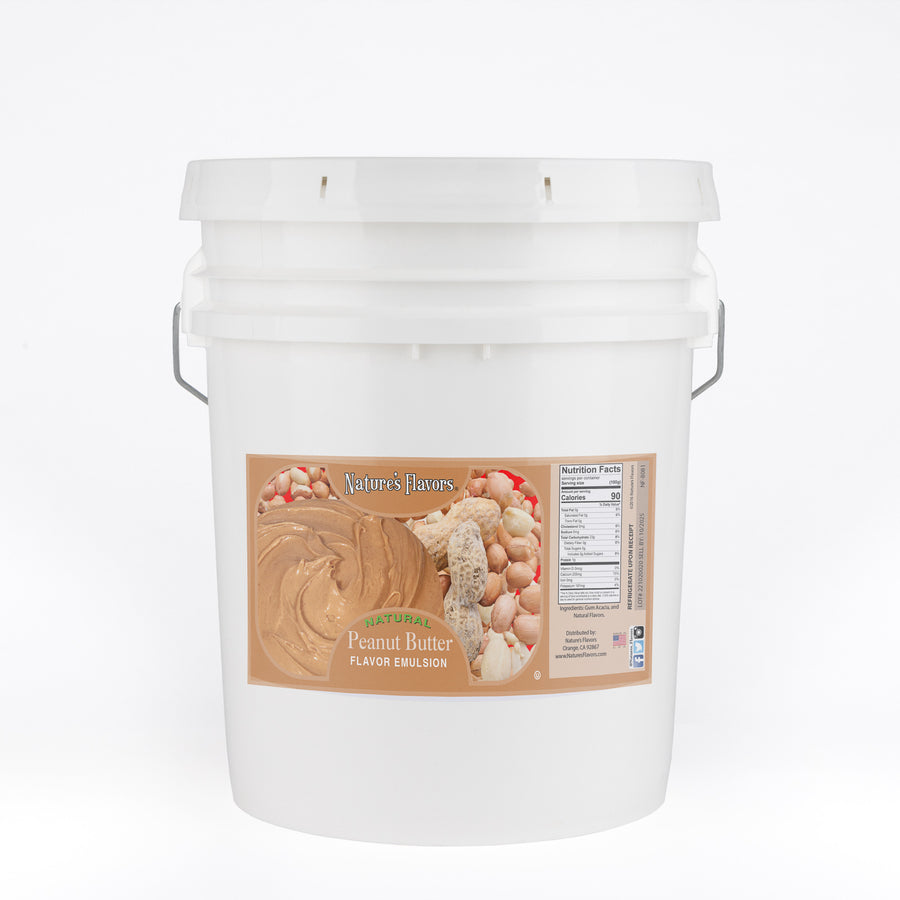 Peanut Butter Flavor Emulsion for High Heat Applications