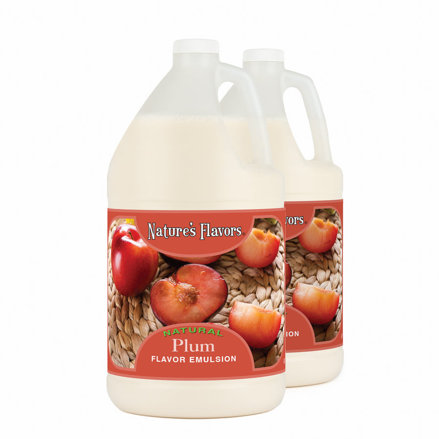 Plum Flavor Emulsion for High Heat Applications