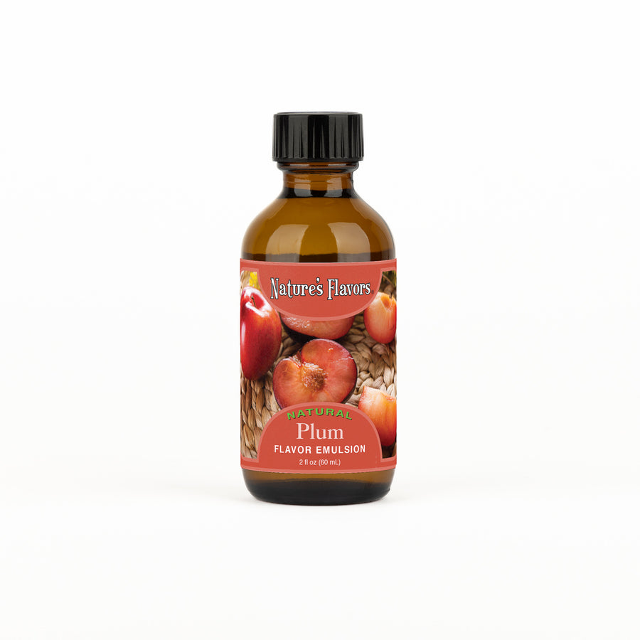 Plum Flavor Emulsion for High Heat Applications