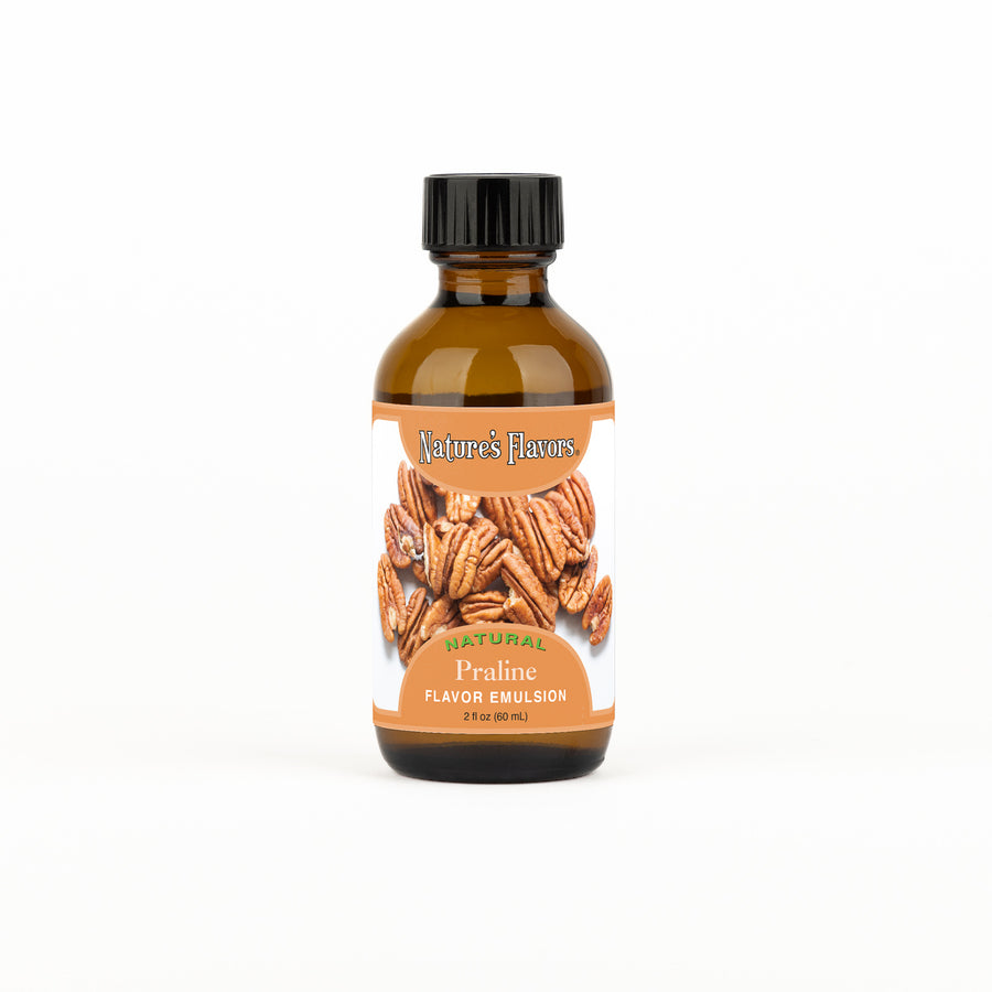 Praline Flavor Emulsion for High Heat Applications