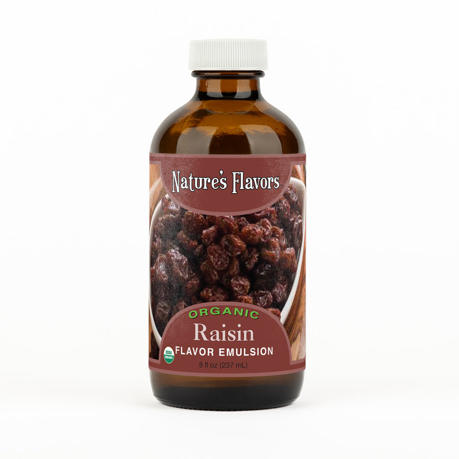 Raisin Flavor Emulsion for High Heat Applications